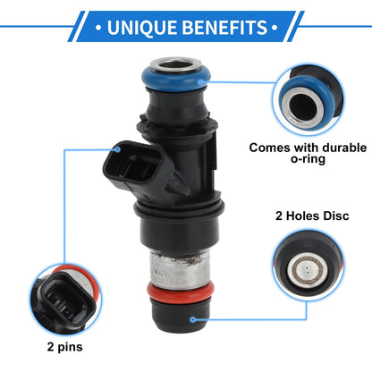1 Pc Fuel Injector for GMC Sierra 1500 4.8 5.3 6.0 (2001-2006)