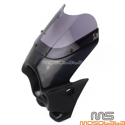 Motorcycle Headlight Fairing ABS Black for Honda Yamaha Suzuki Kawasaki (50)