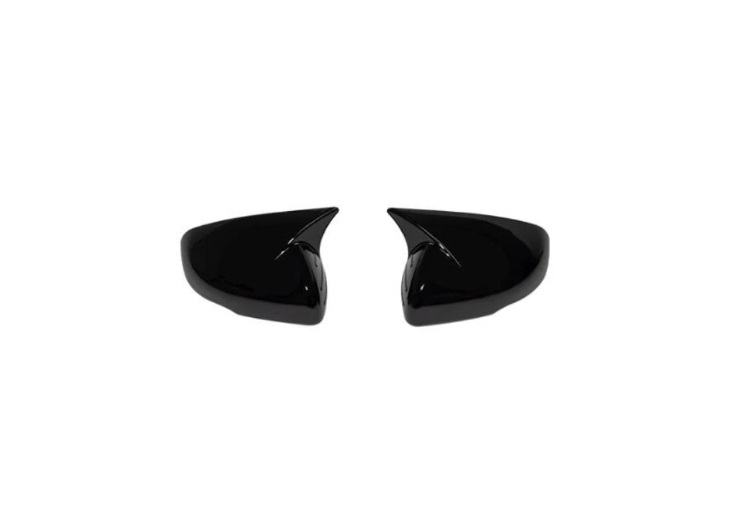 Glossy Black Ox Horn Rearview Mirror Lid Cover Trim for 2021-2024 Kia Sorento