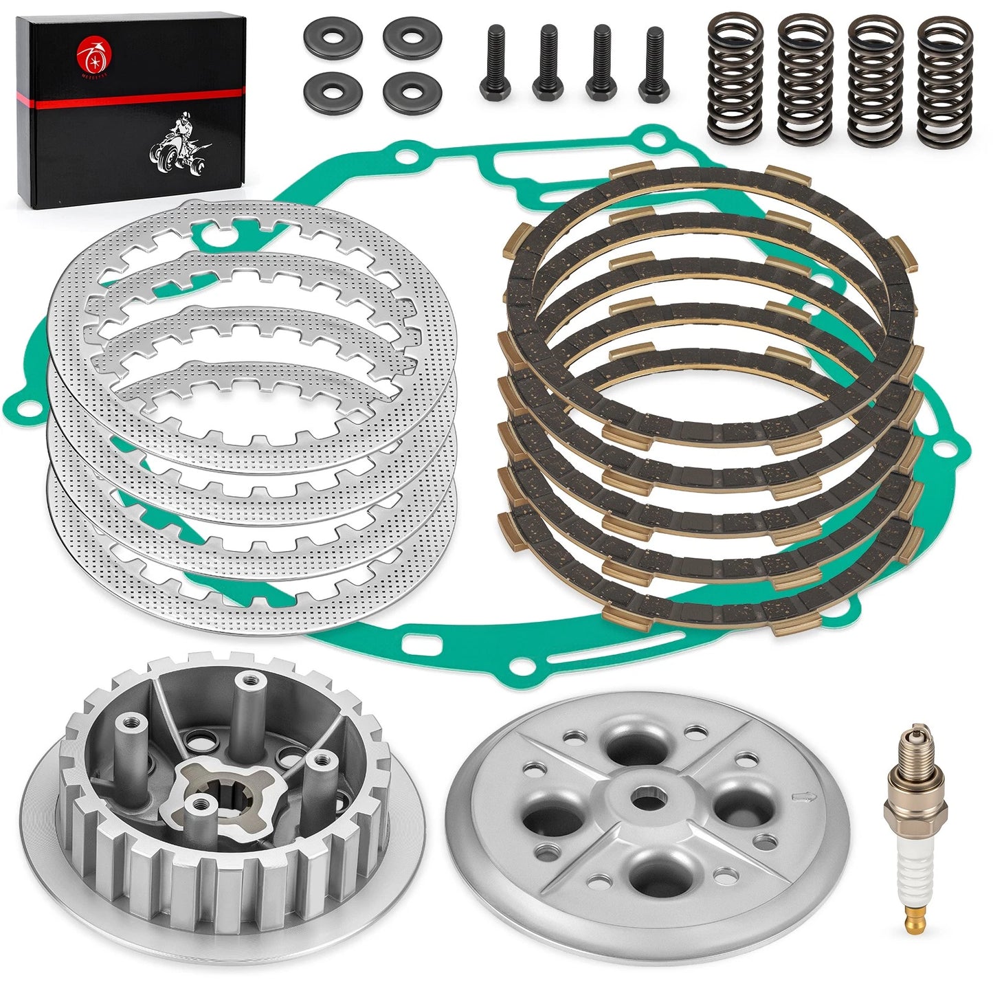 Clutch Out Pressure Hub Friction Steel Plate for Yamaha TTR125E TTR125L TTR125LE (2003–2010)