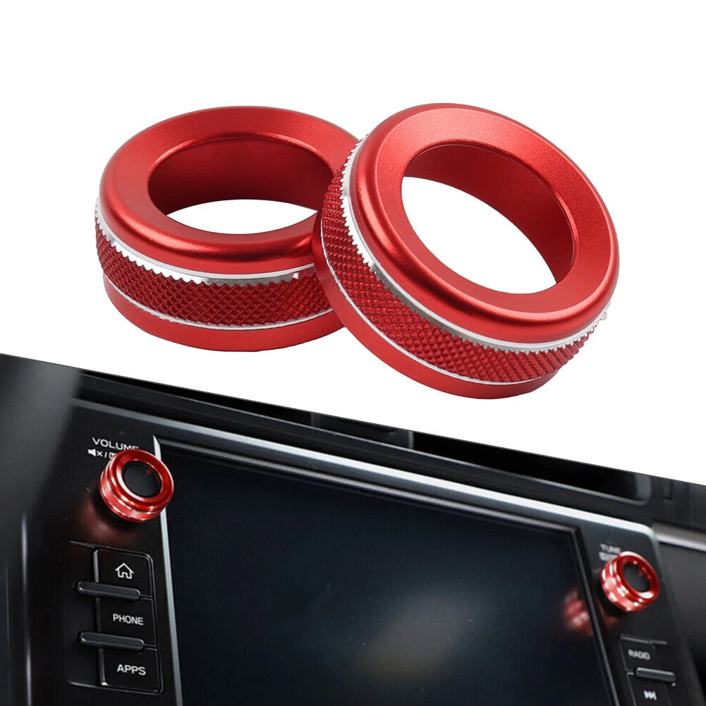 Red Center Console Volume Switch Knob Ring for Subaru BRZ, Toyota GR86 (21-24)