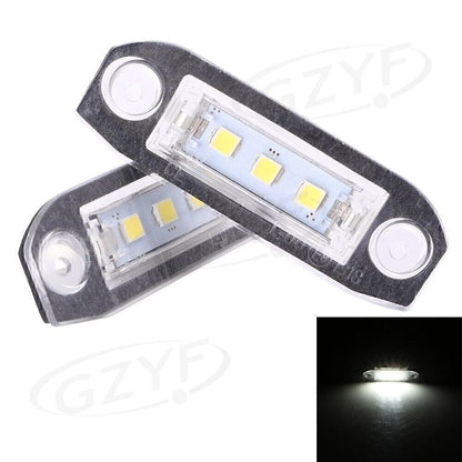 LED Rear License Plate Light for Volvo XC70 V50 C70 V70 XC60 (2001-2016)