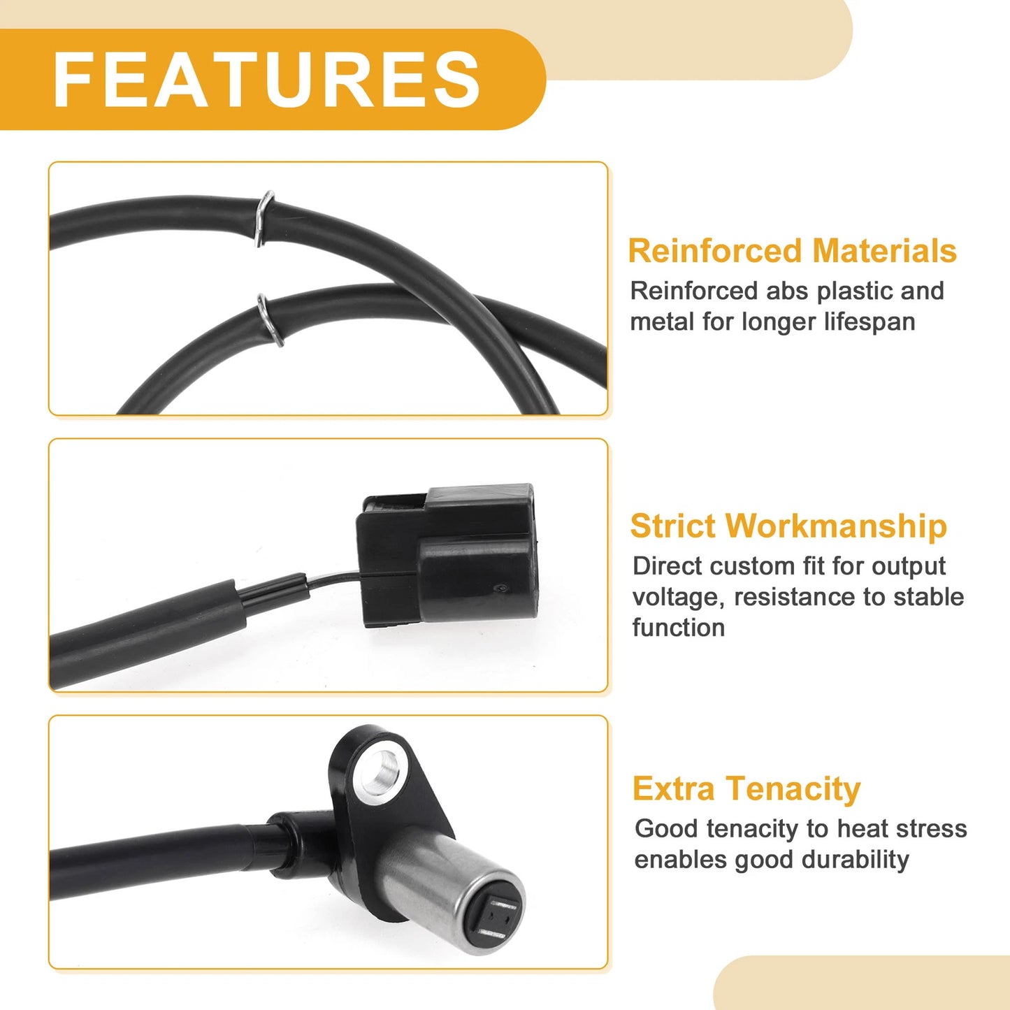 ABS Wheel Speed Sensor for Mitsubishi Montero (2001-2006)