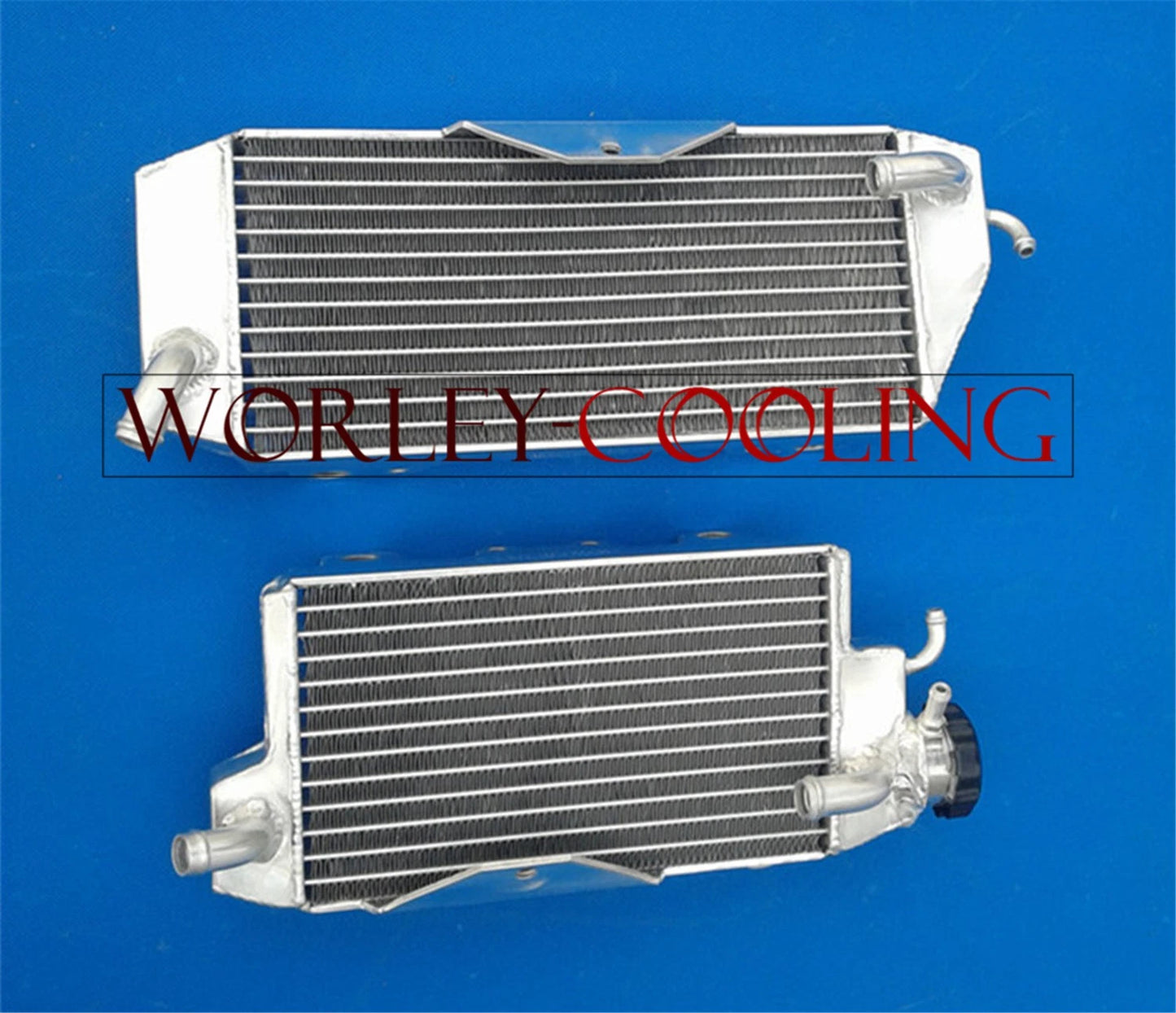 Aluminum Radiator for KAWASAKI KXF450 KX450F (2010-2011) + Y Hose Kit Green