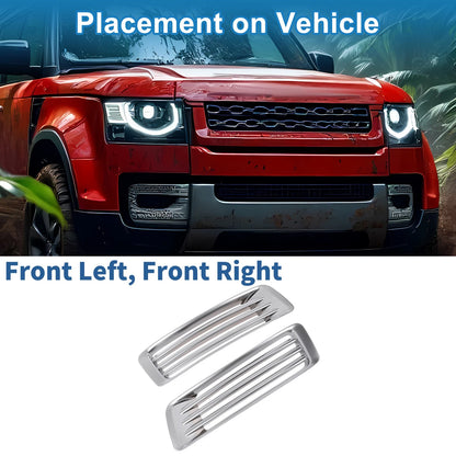 Car Front Left & Right Headlight Trim Bezels for Land Rover Vogue (2013-2021)