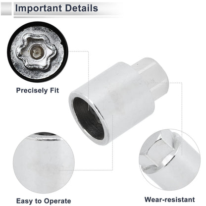 Wheel Lock Lug Nut Antitheft Key for Toyota