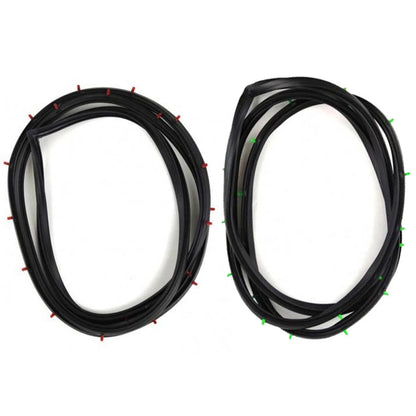 Door Rubber Weatherstrip Front LH+RH Fits Toyota KE15 KE17 2D Coupe 1968-70 D05