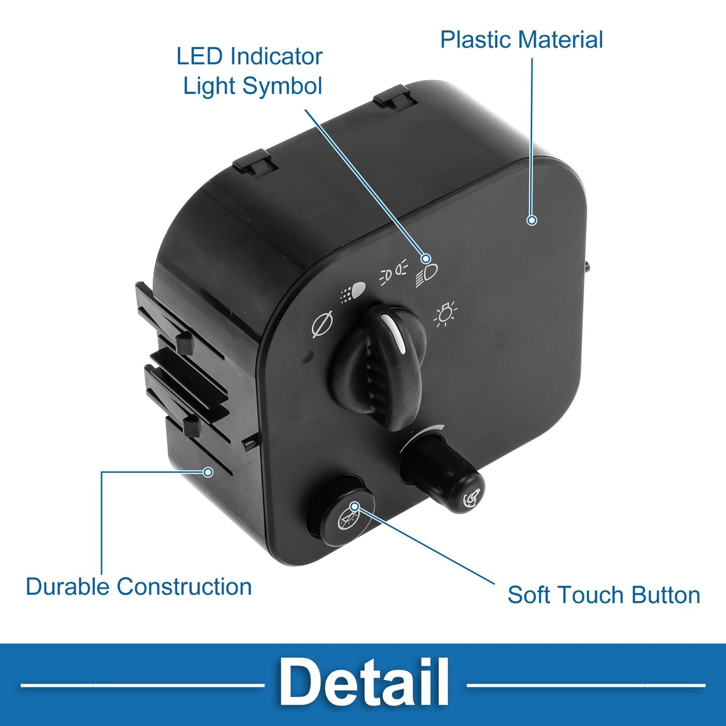 Headlight Switch for Chevrolet Express 1500 2500 3500 (2003-2007) 1x