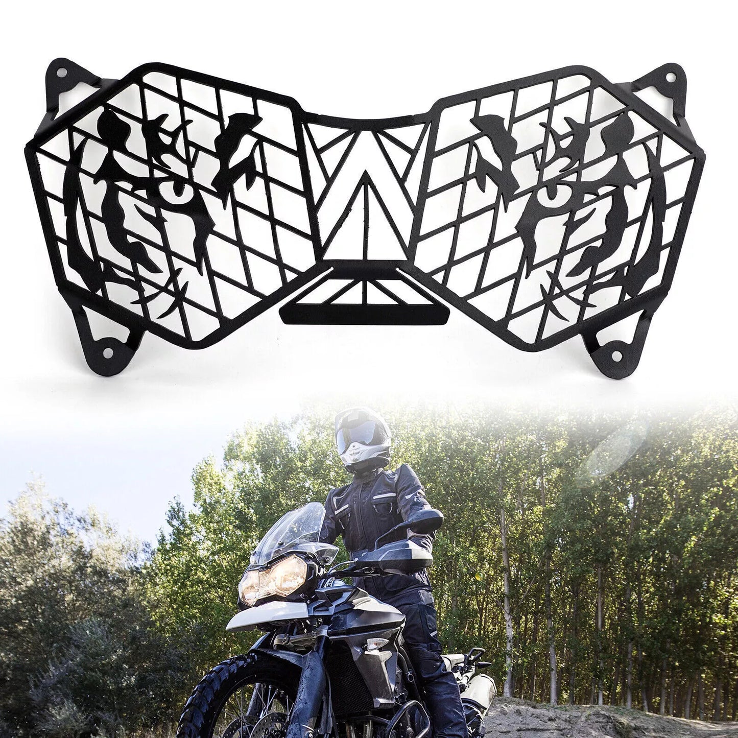 Headlight Protector for Tiger 800 XC, XCX, Explorer 1200, XRX (2010-2017)