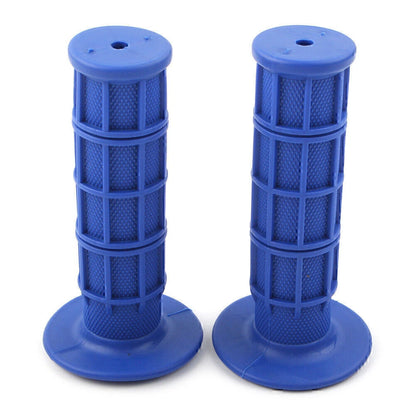 7/8" Soft Rubber Blue Pro Hand Grips for ATV MX Dirt Bike Enduro
