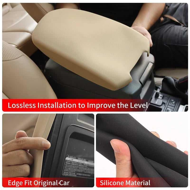 Armrest Box Silicone Cover for Toyota Land Cruiser Prado 150 LC150 FJ