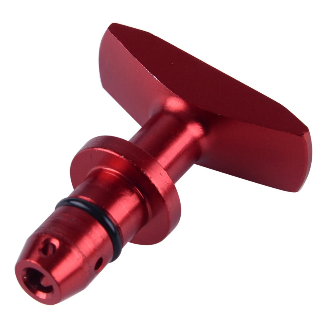 Red/Black Billet Oil Dipstick Handle for Ford Mustang GT V8 (1999-2011)