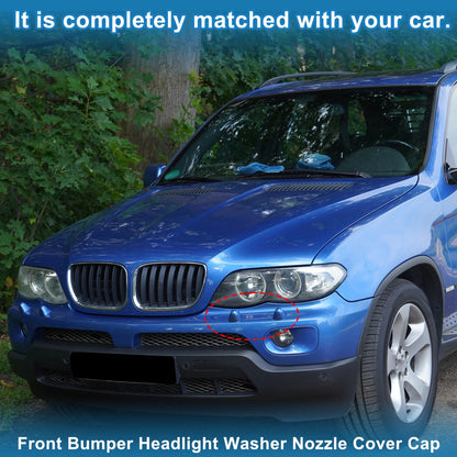 Front Left Bumper Headlight Washer Nozzle Cover for BMW X5 (2000-2006)