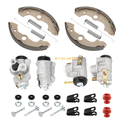 Front Brake Wheel Cylinders W/Shoes Kit for Honda Rancher TRX350 (2000–2003)