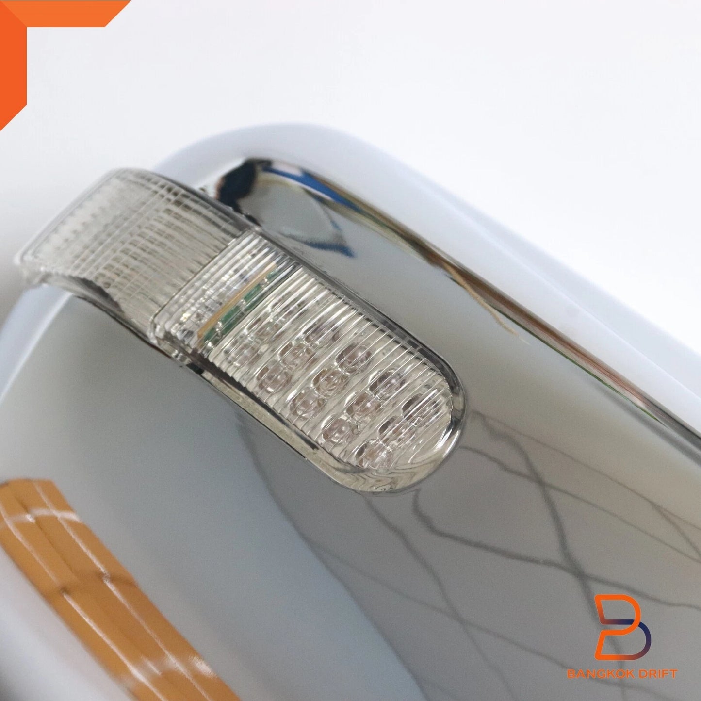 Chrome LED Mirror Cover Trim for Toyota Hilux Ute MK6 MK7 Vigo Champ (05-14)
