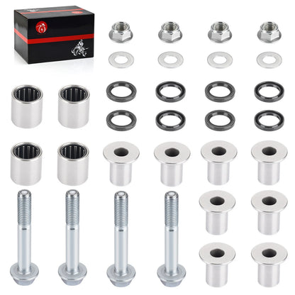 Front Upper A Arm Bearing Seal & Bolt Kit for Arctic Cat 400 DVX 2004-2008