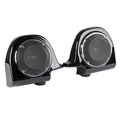 Lower Fairings 6.5'' Speakers Grills Box Pods for Harley Touring (1988-2013)