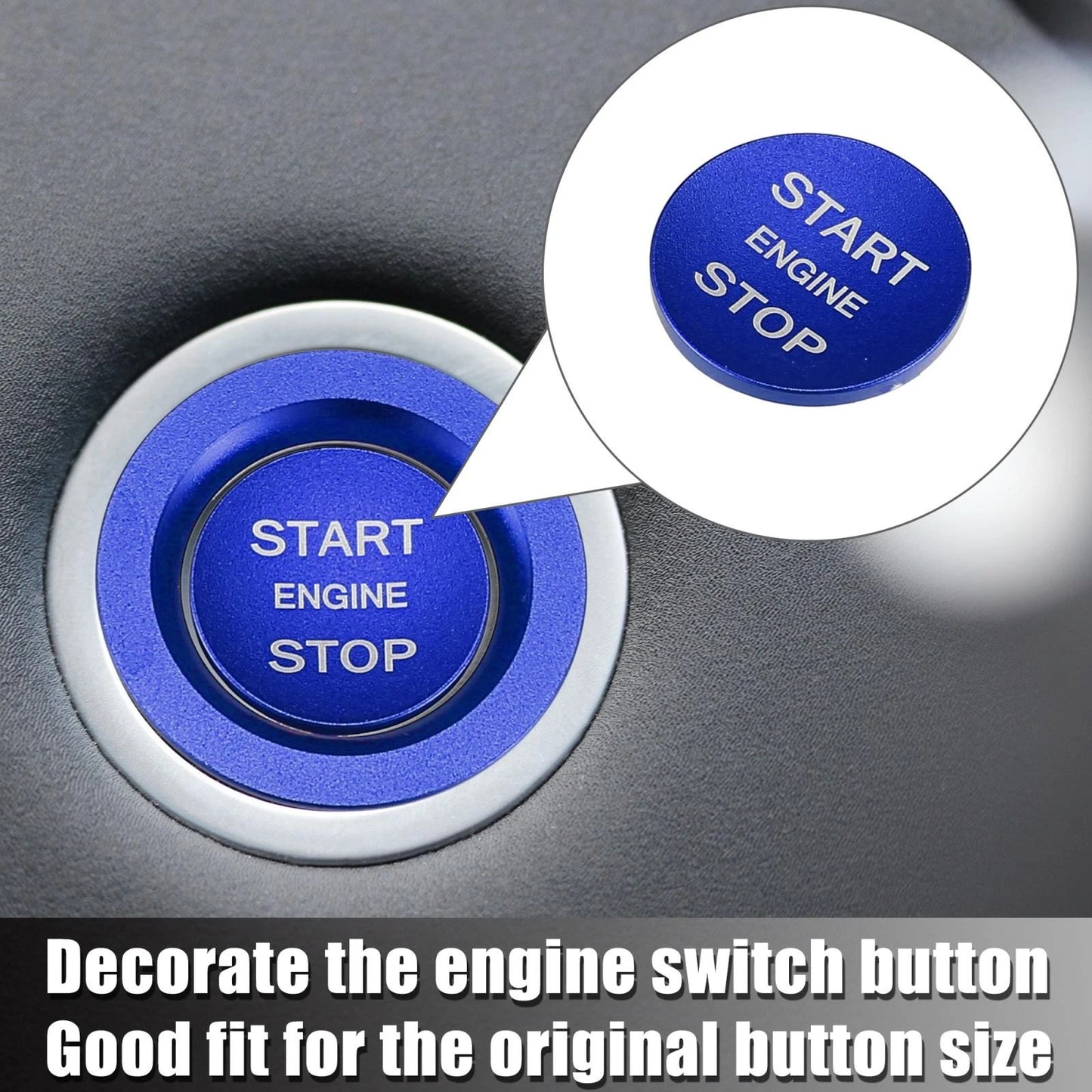 Engine Start Stop Button Cover for Land Rover Discovery (2015-2023)
