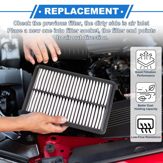 Engine Air Filter for Toyota Camry 2.5L L4 (2010-2017) - 1 x Quality Filter