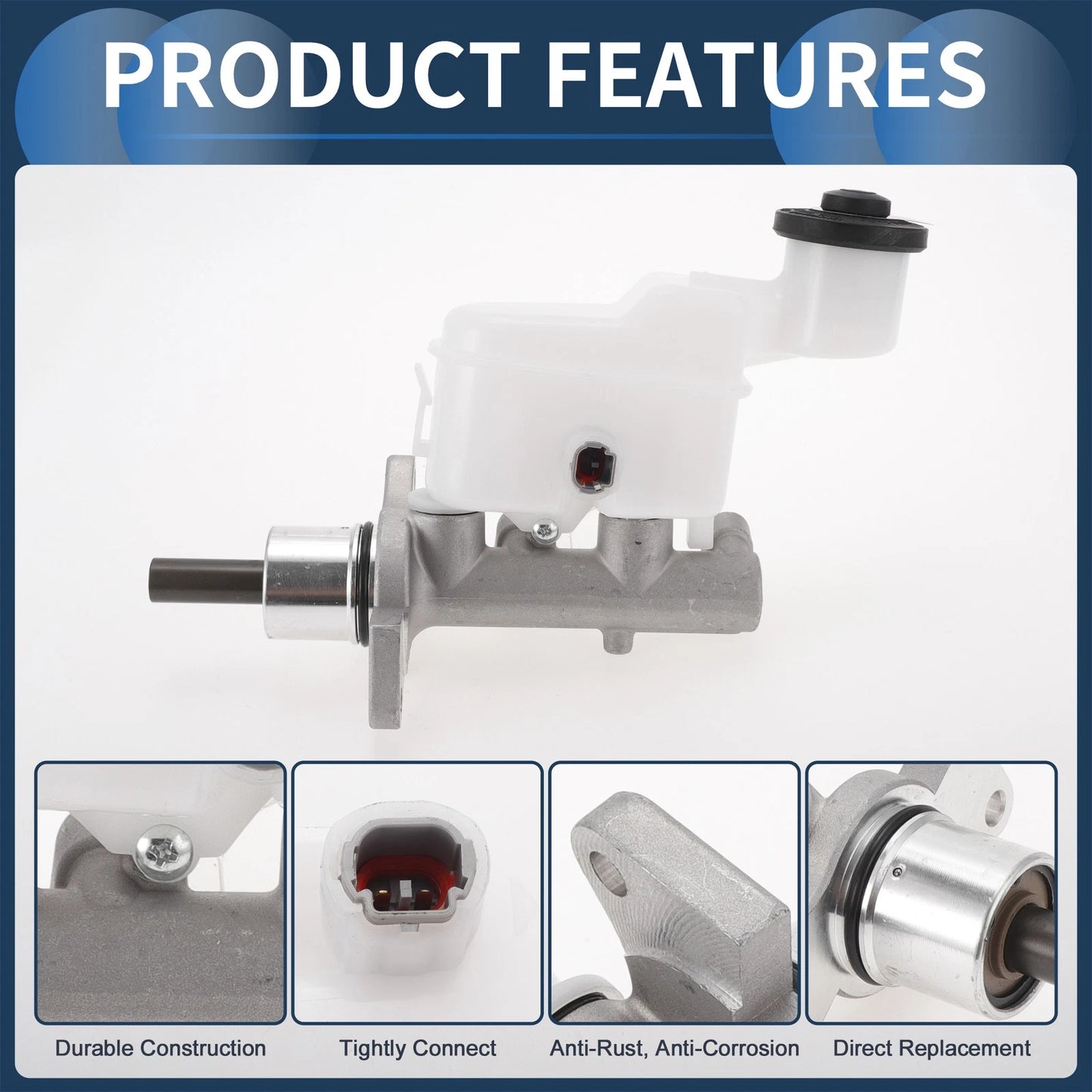 Brake Master Cylinder with Reservoir for Toyota Hilux Pick Up (2005-2006)