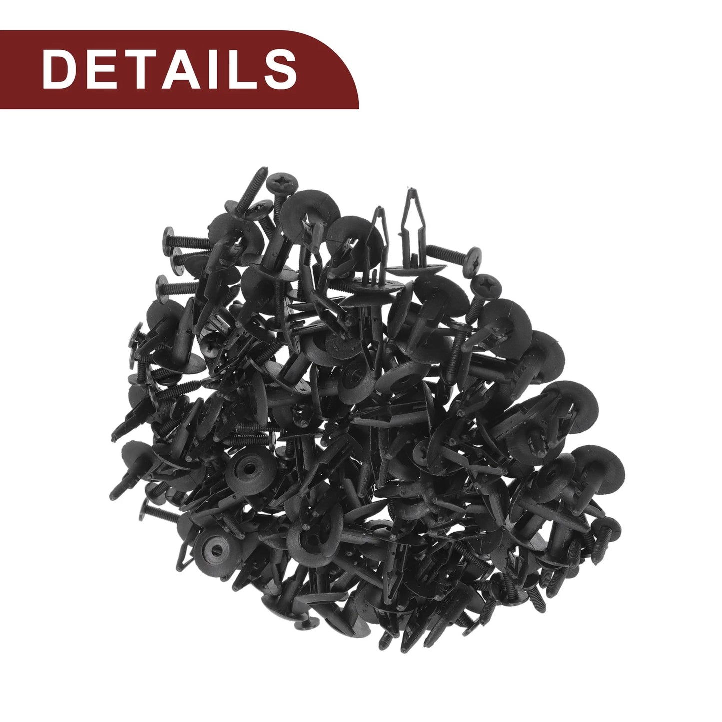 100 Pcs Front Fender Skirt Clips for Ford Edge, Escort (2007-2014, 1981-2003)