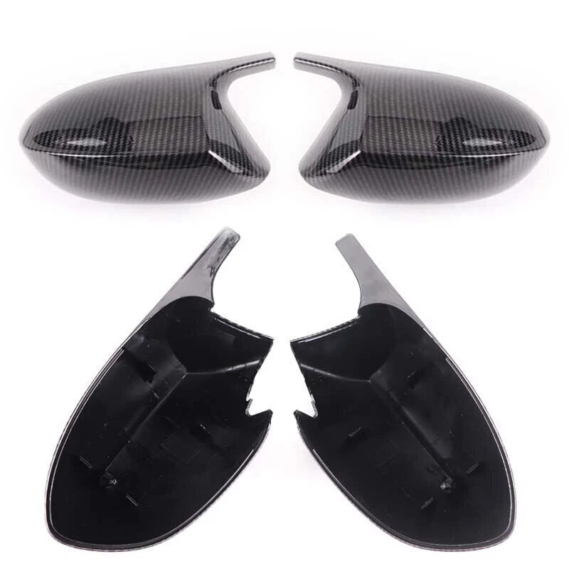 2x Carbon Pattern Rearview Mirror Cover Cap for BMW E89 Z4 (2009–2015)