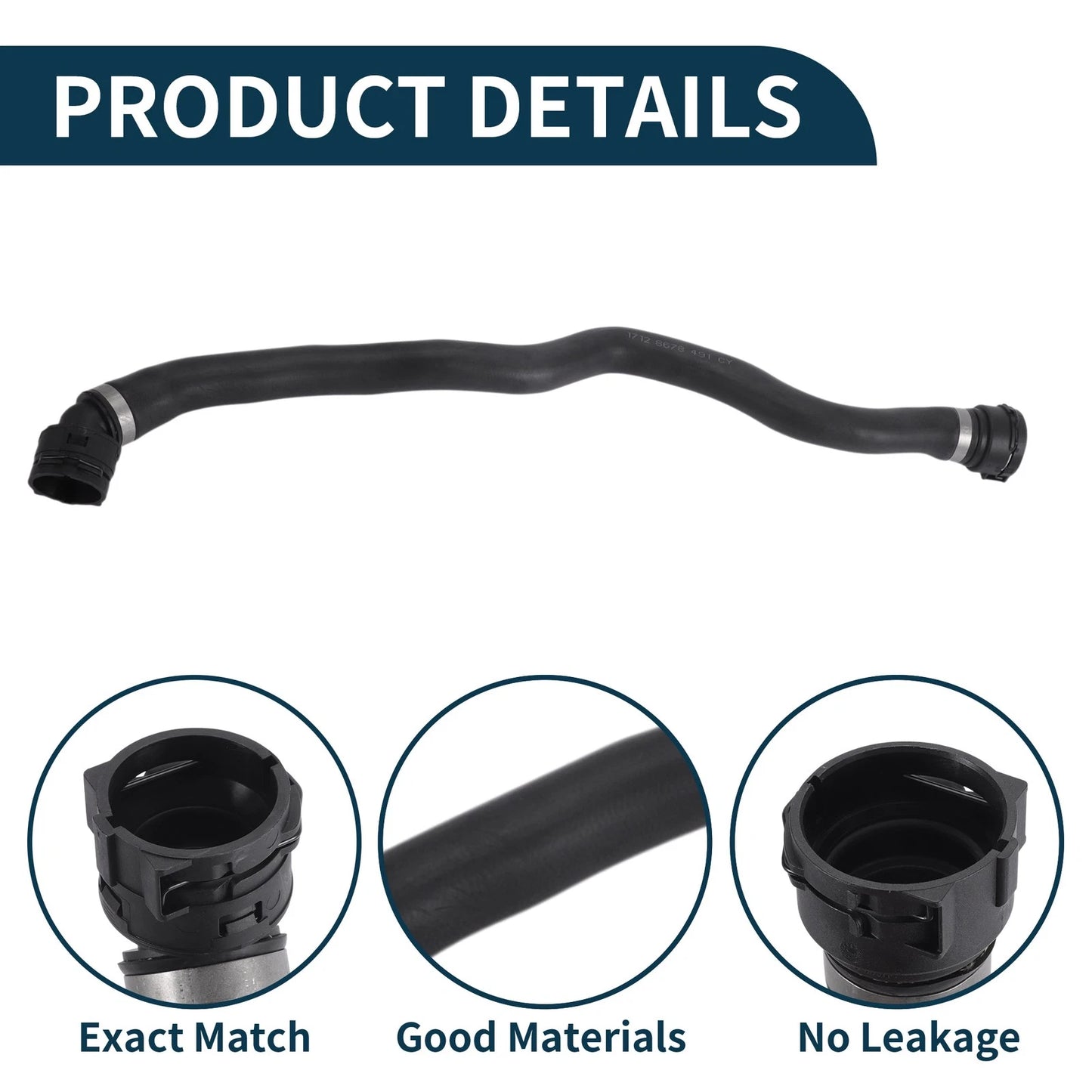 Radiator Hose for BMW 530i 2.0L (2020-2023)