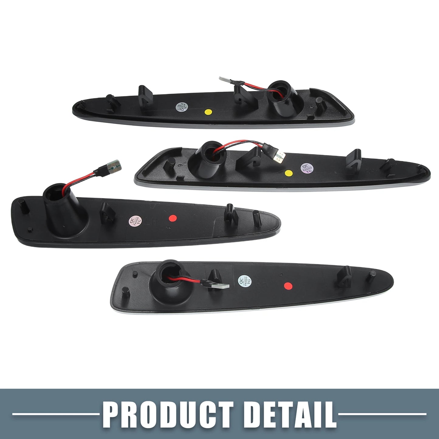 Turn Signal Lights Front Rear LED Amber Red for Chevy