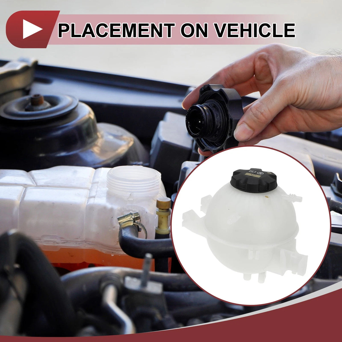 Coolant Expansion Overflow Tank w/ Cap for BMW X3 X4 G01 (2018-2023)