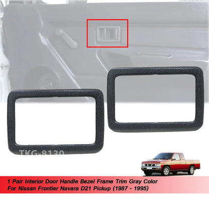 Door Handle Bezel Gray for Nissan Frontier Navara D21 (1987-1995)
