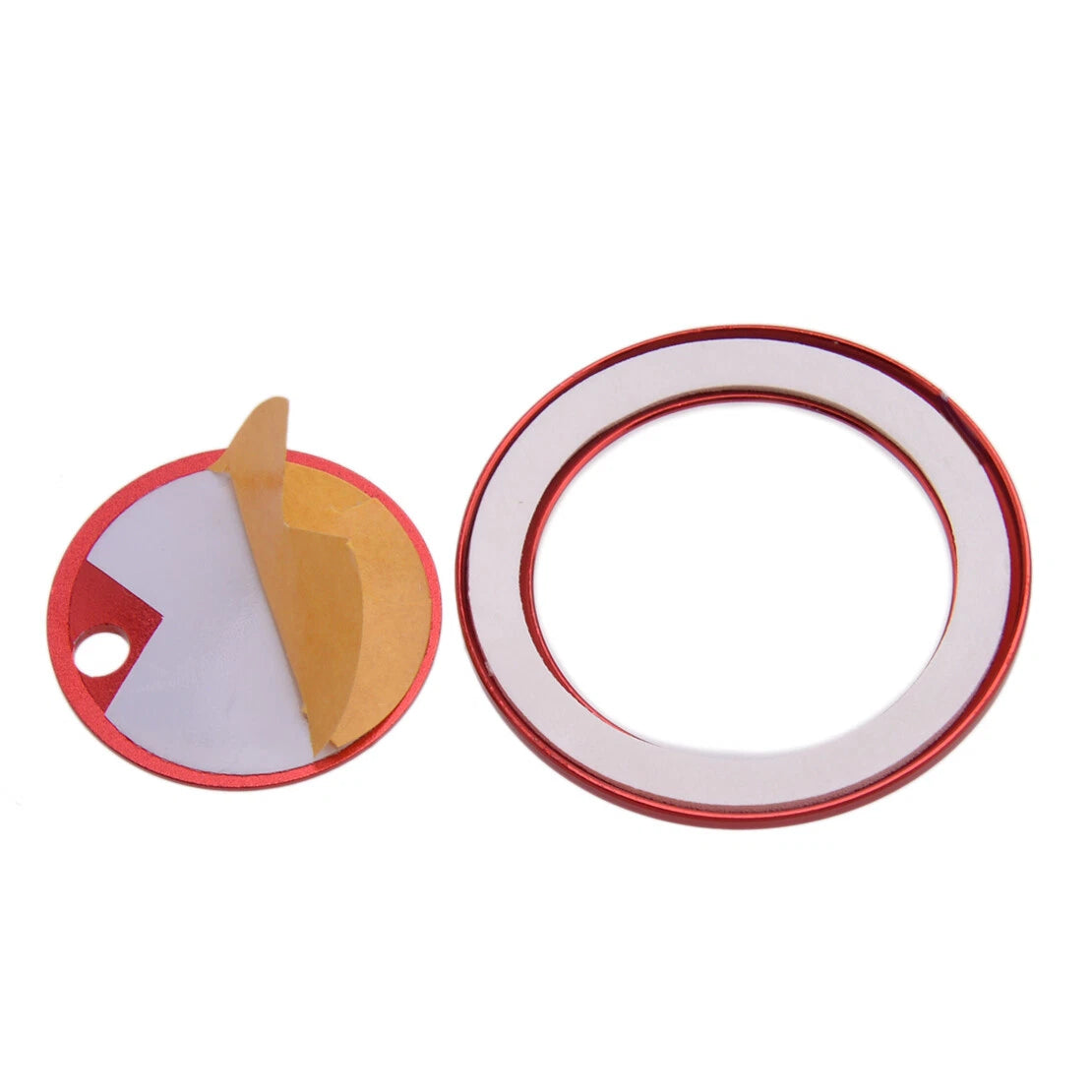 Red Engine Start Stop Ignition Switch Button Cover for Ford F150 (2017-2020)