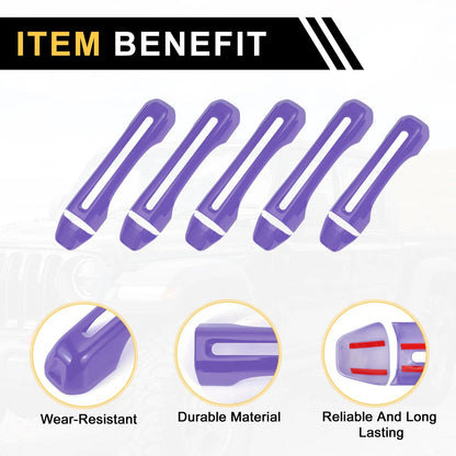 Door Tailgate Handle Cover for Jeep Gladiator JT (2020-2021) - 1 Set Purple