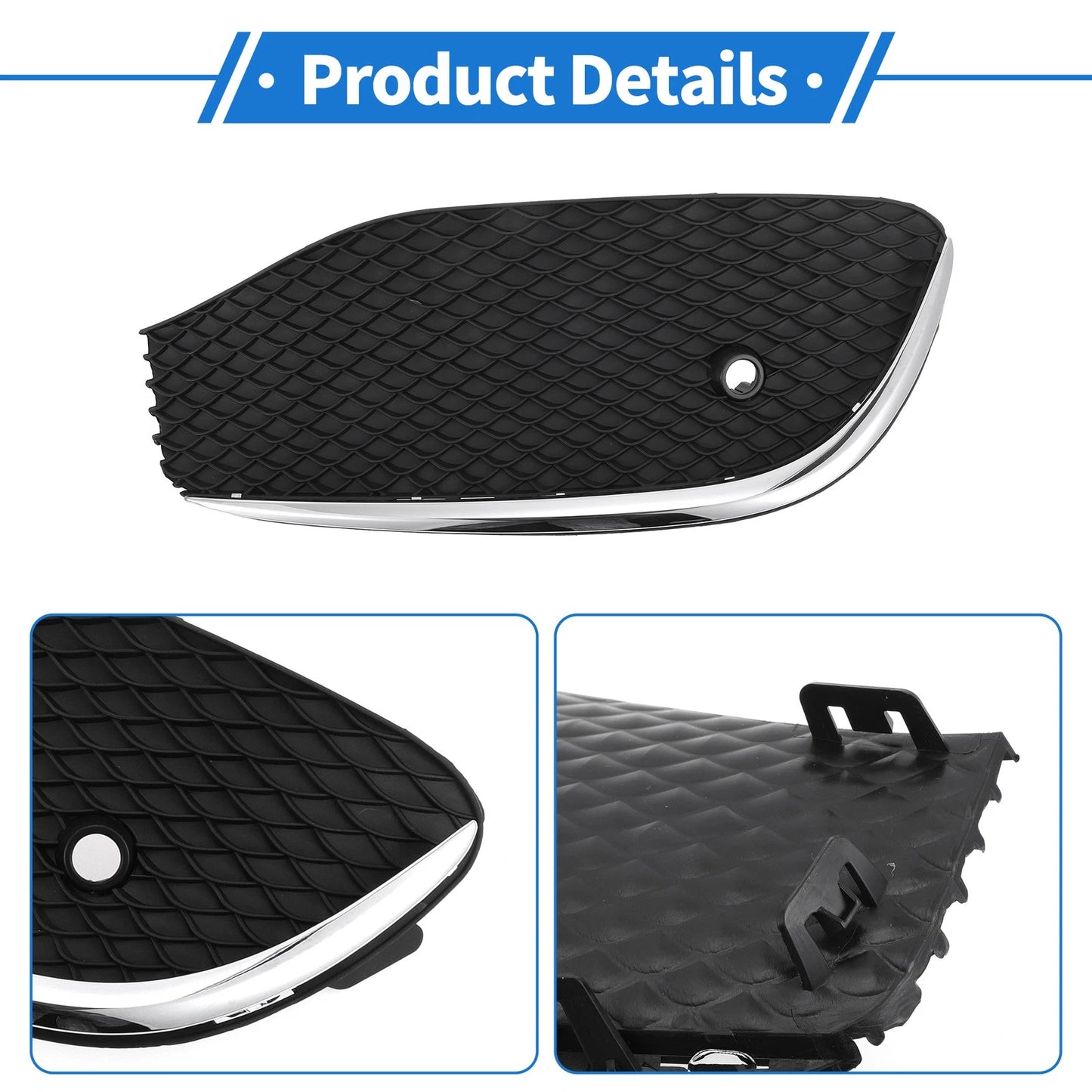 Front Right Fog Light Grill for Mercedes-Benz E-Class (2017-2023)