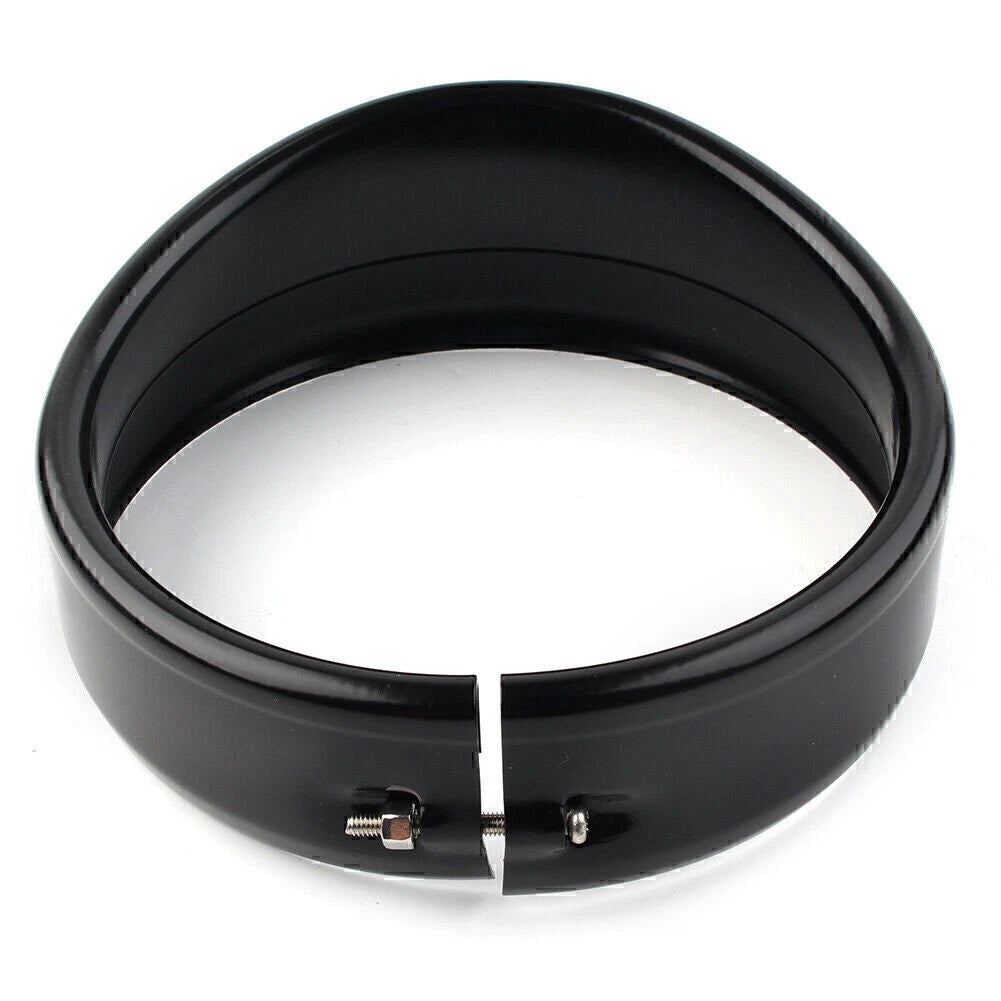 5.75" Headlight Trim Ring Visor for Harley Dyna Street Bob (1994-2020)