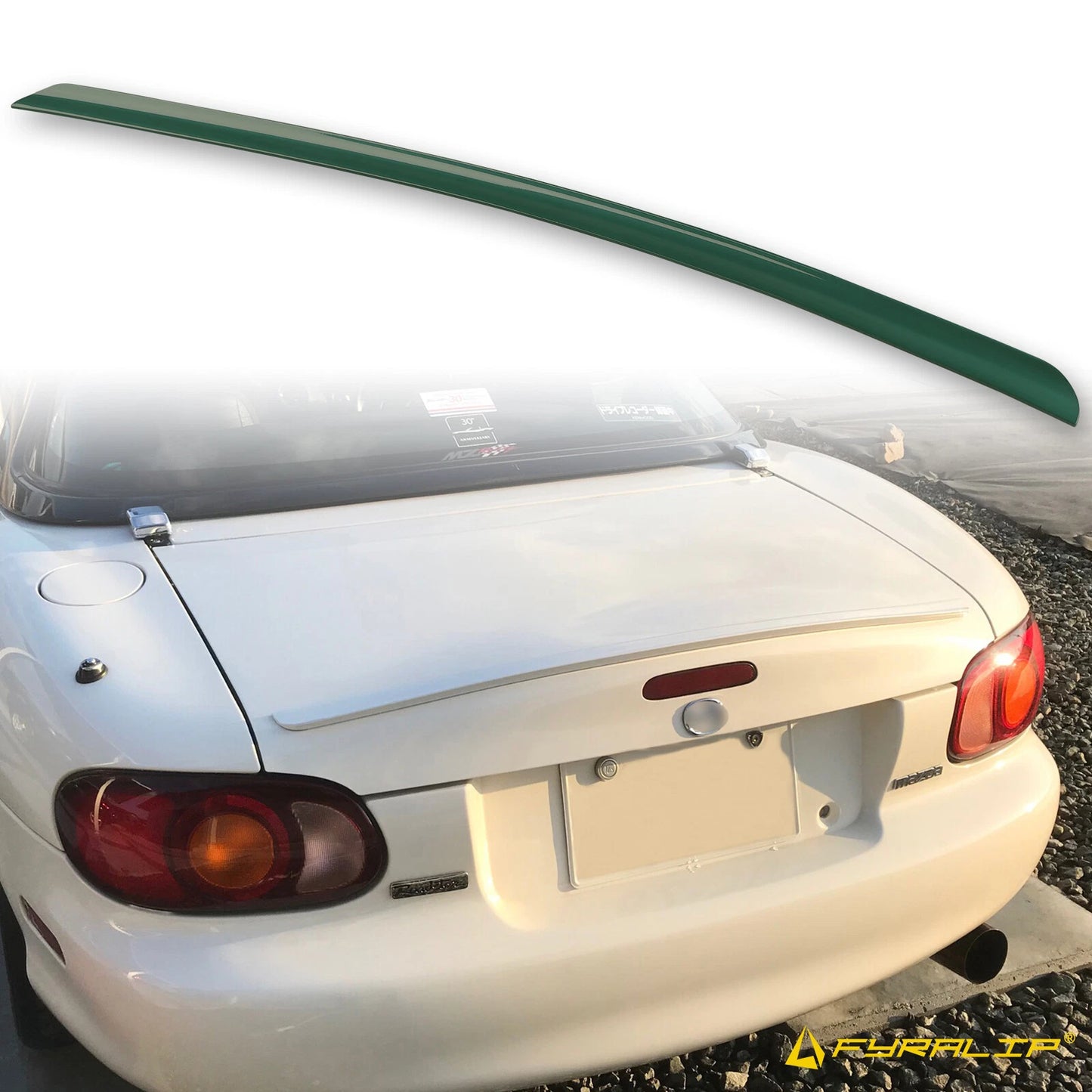 Green Boot Lip Spoiler for Mazda MX-5 Miata (1999-2005)