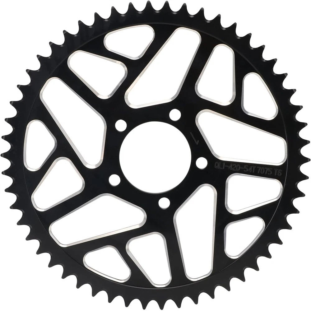 54T Black CNC Sprocket Wheel for Sur-Ron Light Bee X Electric Bike (2018-2023)