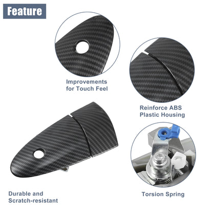 Carbon Fiber Pattern Door Handle for Honda