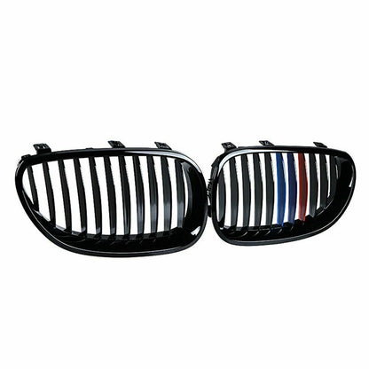 Gloss Black M Color Front Kidney Grille for BMW E60 525i 530i (2003-2010)