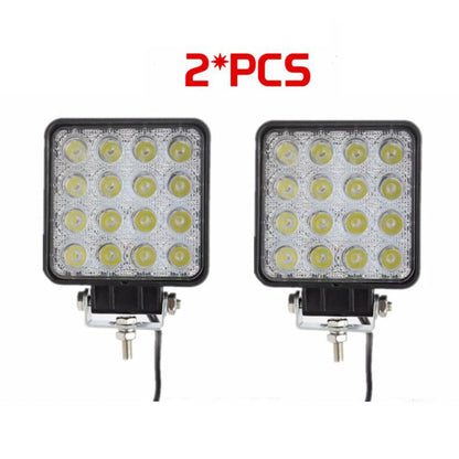 48W 12V/24V LED Working Lights Lamp Spotlight for Offroad Truck Car