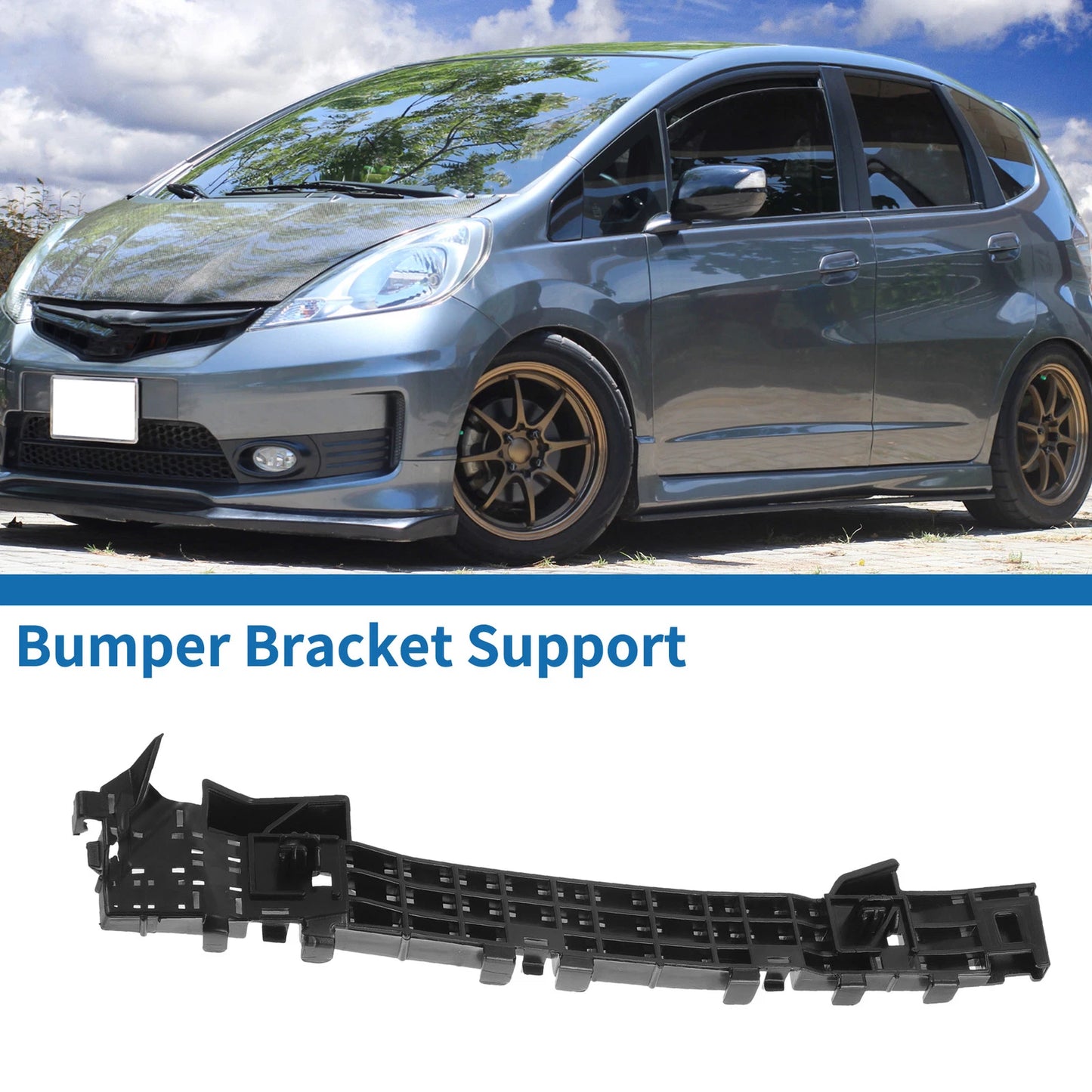 Right Rear Bumper Retainer Bracket for Honda Fit (2009-2013)