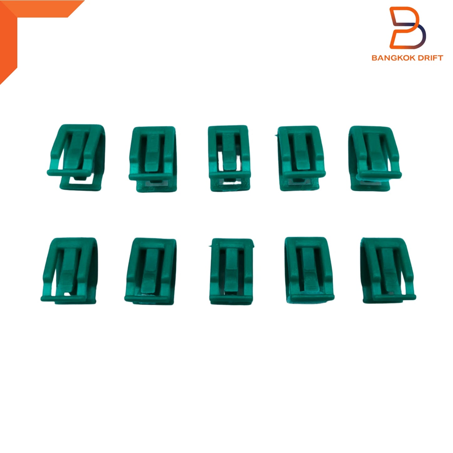 10 x Front Radio Console Dashboard Clips for Isuzu D-Max (2012-2019)