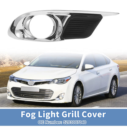 1 Pc Front Right Fog Light Grill for Toyota Avalon (2011-2012)