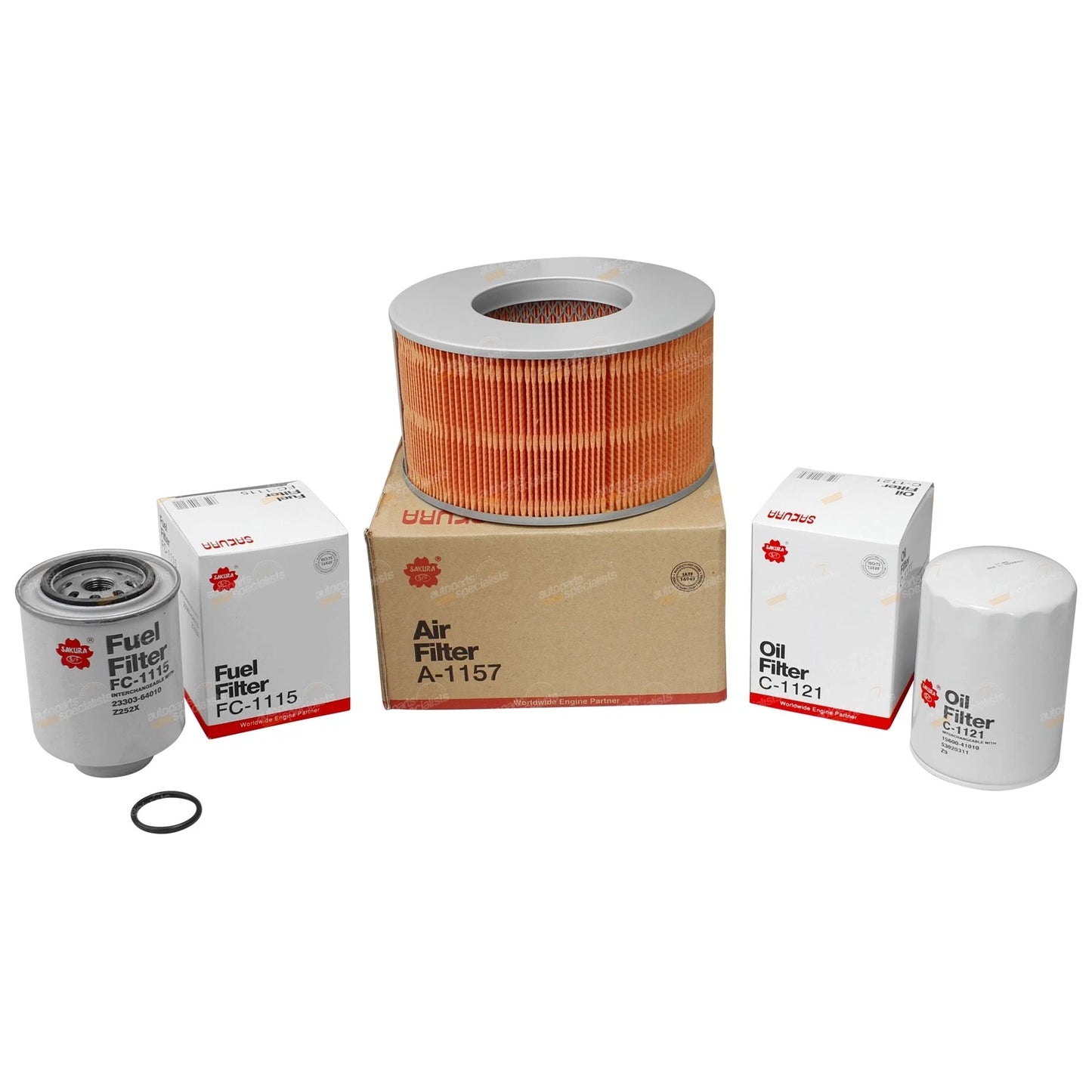 Oil Air Fuel Filter for Hilux LN147 LN167 LN172 3.0L 4cyl 5L (1997–1999)