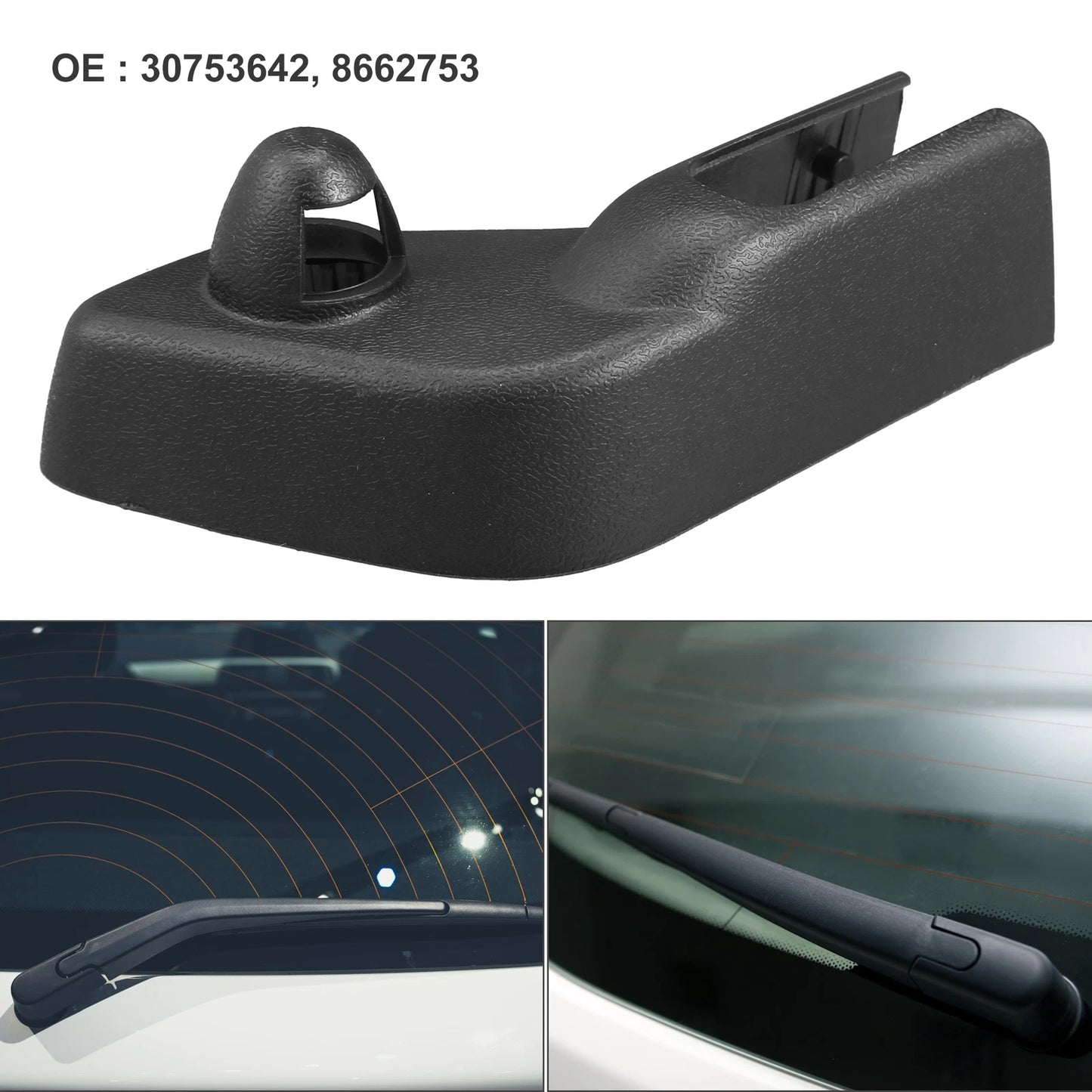 Rear Windshield Wiper Arm Nut Cap for Volvo V70 (2001-2007)