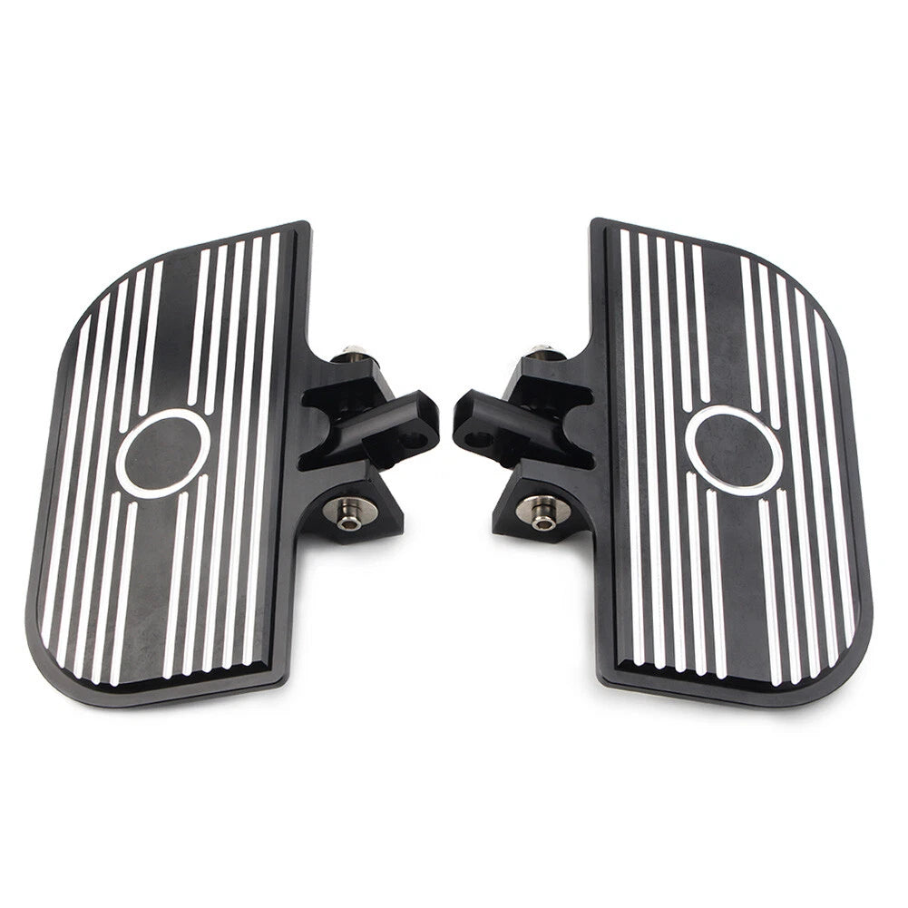 Passenger Floorboards Pedal Pads for Harley Heritage Springer Low Rider
