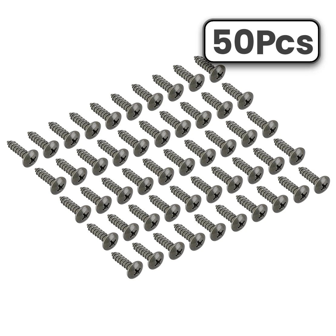 50 x Car Bumper Inner Fender Wheel Bolt Screws Fasteners for Various Models