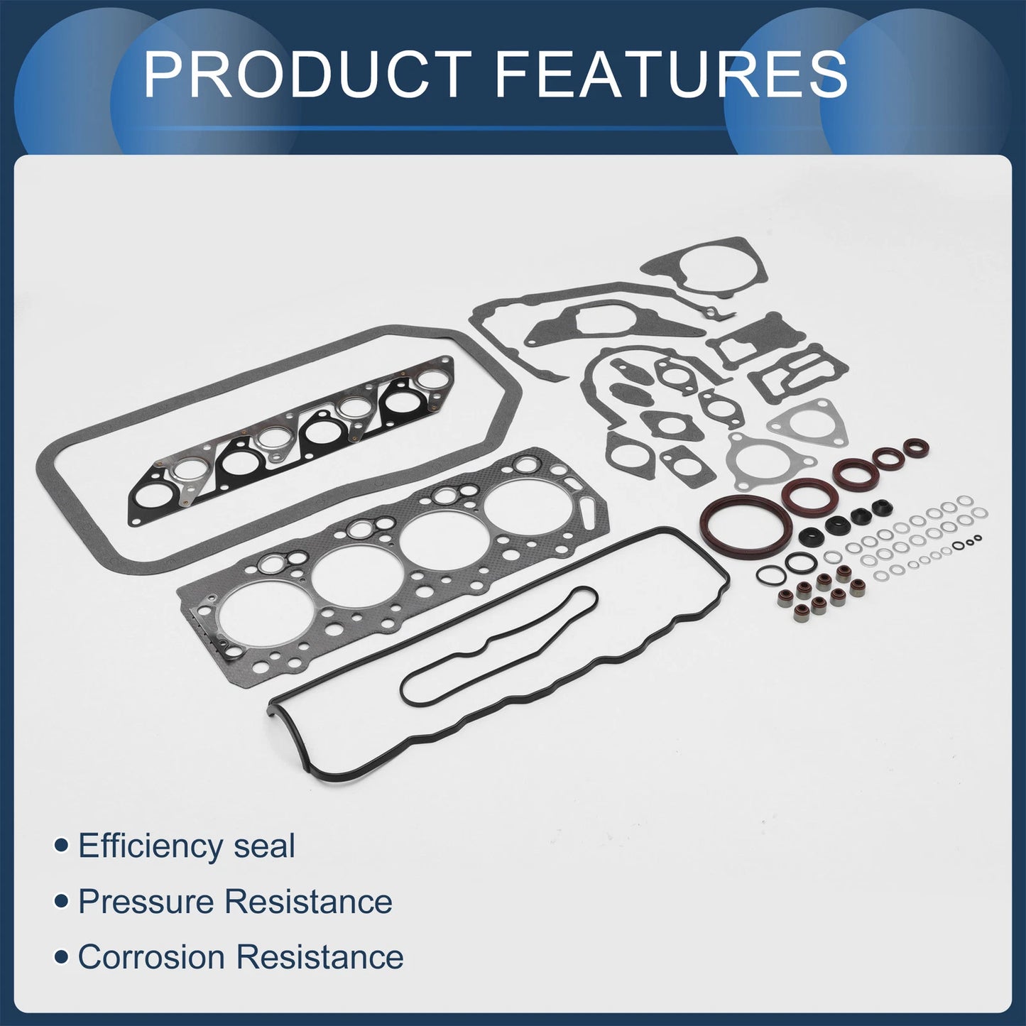 Cylinder Head Gasket Kit for Mitsubishi 4D56 (P05W) 8V