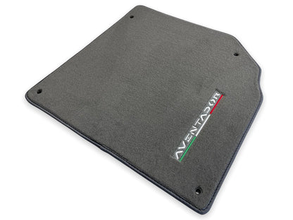 Gray Carpet Floor Mats for Lamborghini Aventador (2012-2022) AutoWin 2 x