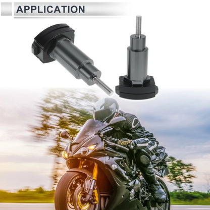Aluminum Alloy Plastic Motorcycle Slider Frame Titanium Tone for Make Model