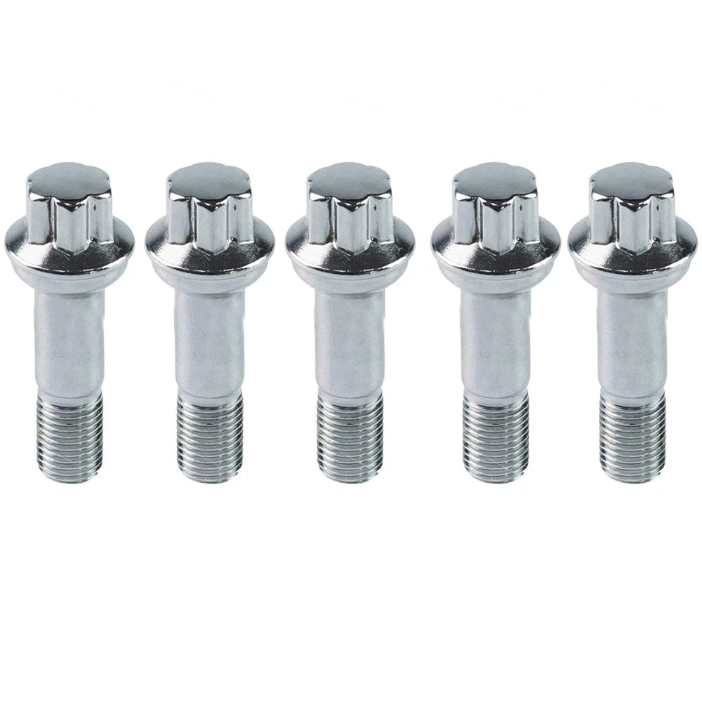 5pcs Wheel Lug Bolts for Mercedes-Benz C180 C200 CL500 Maybach 57 62